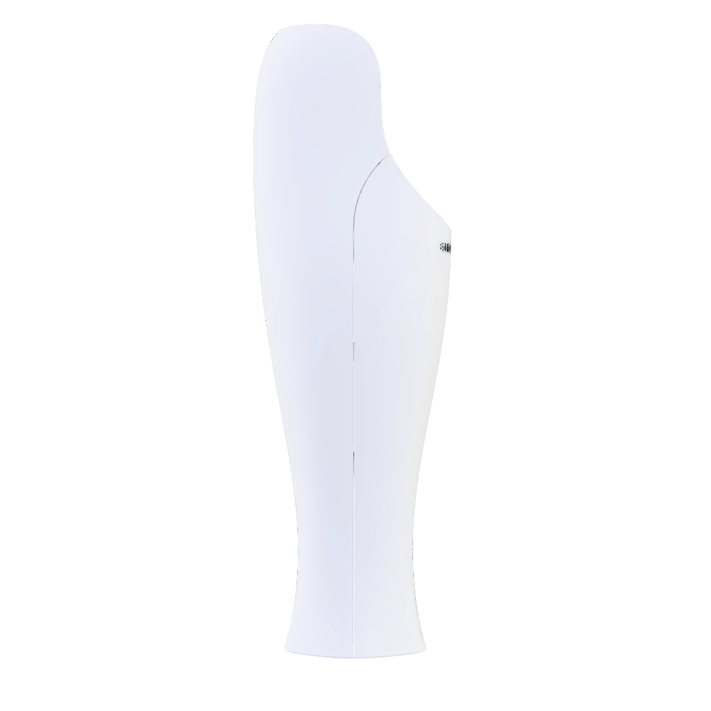 3D Printed Prosthetic AK Cover - White